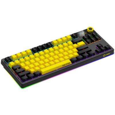 Клавиатура Lorgar KBP70TKLW Wireless TKL Mechanical Pro UA Black/Yellow (LRG-KBP70TKLW-YL-US) | Зображення 8