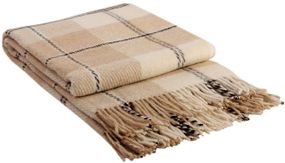 Плед Vladi 66903 Україна 200х220  Поліестер, Вовна Білий, Бежевий, Коричневий