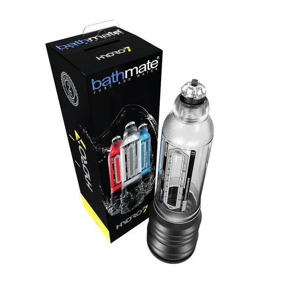 Гідропомпа Bathmate Hydro 7 Clear, для члена довижной от 12,5 до 18см, діаметр до 5см Sex Aura | Зображення 4