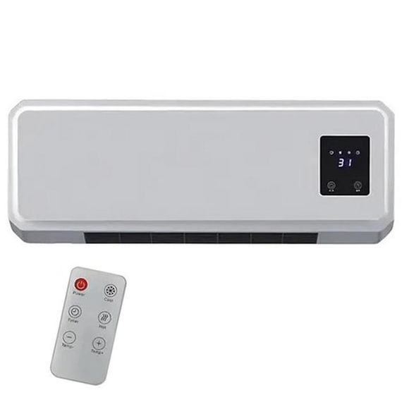 Тепловентилятор обігрівач настінний керамічний кондиціонер 800 W ∙ Кондиціонер Heating air conditioning 170 800 W | Зображення 1