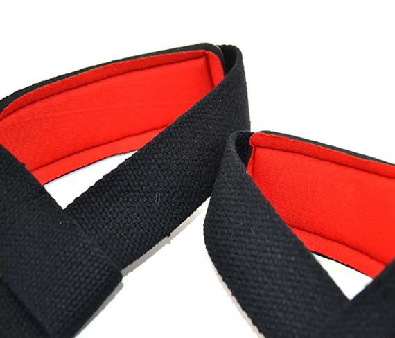 Лямки для тяги MadMax MFA-267 PWR Straps Black/Grey/Red (MFA-267-U) | Зображення 1