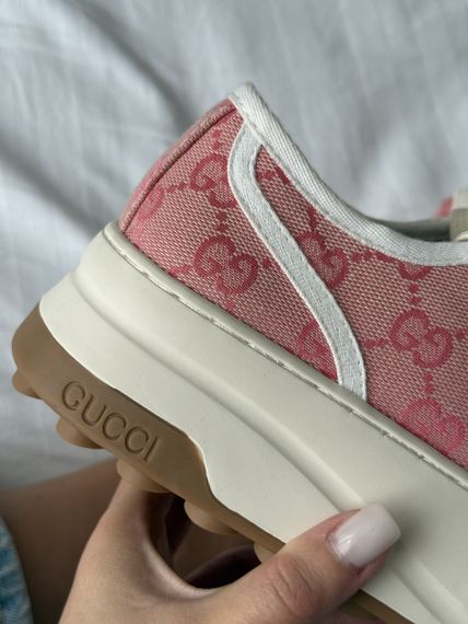 Кросівки жіночі рожеві New Gu4i  весна / осінь 2462 | Зображення 4