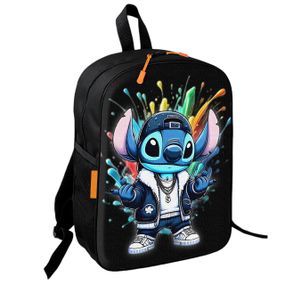 Рюкзак шкільний дитячий з принтом Стіч 36х27 см підлітковий для хлопчика, дівчинки (4068)