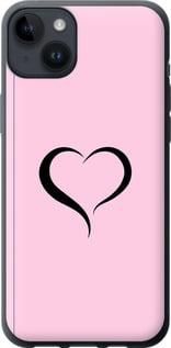 Чехол на iPhone 14 Plus Сердце 1 из силикона FCh_083290