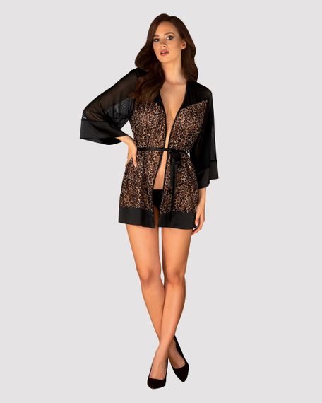 Сексуальний халат Obsessive Allunes L/XL Sex Aura | Зображення 4