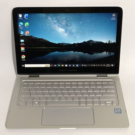 Ультрабук-трансформер Б-клас HP Spectre Pro x360 G2 / 13.3" (1920x1080) IPS / Intel Core i5-6200U (2 (4) ядра по 2.3 - 2.8 GHz) / 8 GB DDR4 / 256 GB SSD / Intel HD Graphics 520 / WebCam / Win 10 Pro б/в + Подарунок Флеш-накопичувач Kingston 64 ГБ | Зображення 1