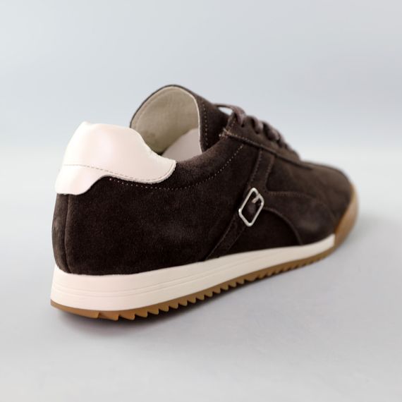 Кросівки жіночі замшеві 591358 Коричневі 36 37 38 39 40 41 | Зображення 5