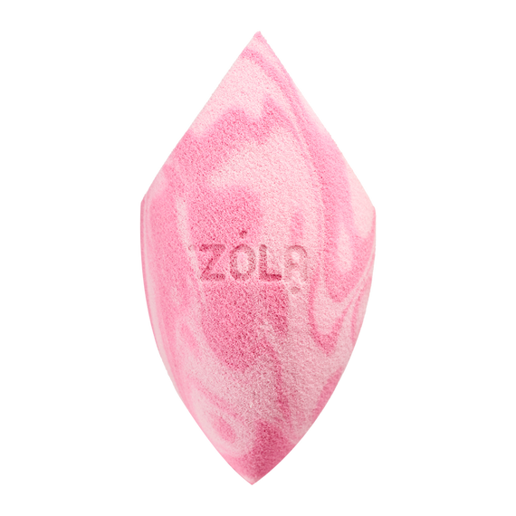 Супер мʼякий спонж для макіяжу ZOLA - 03 пильно-рожевий мармур