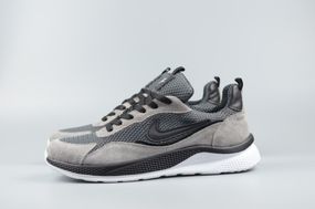 Кросівки літні сітка Nike сірі