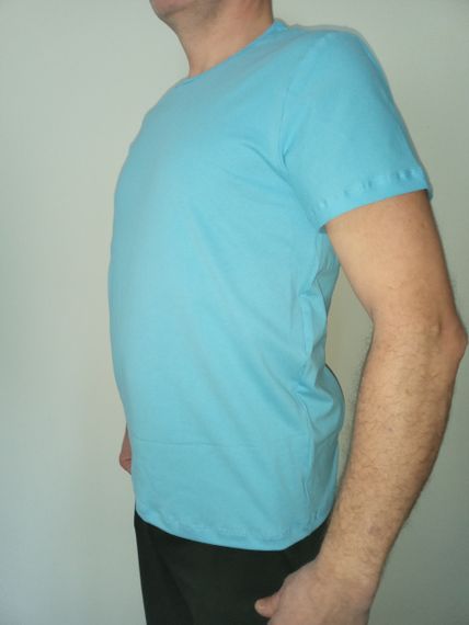 Футболка класичного прямого крою з круглим вирізом, бавовна | Зображення 1