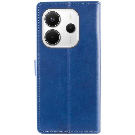 Шкіряний чохол-книжка GETMAN Gallant (PU) для Xiaomi Redmi Note 14 4G (Int. version) Синій | Зображення 1