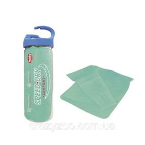 Охлаждающее полотенце для собак и котов Nobby Speed & Dry Comfort мятный 66х43 см 29404