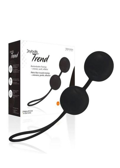 Кулі вагінальні чорні Joyballs Joy Division sexstyle | Зображення 1