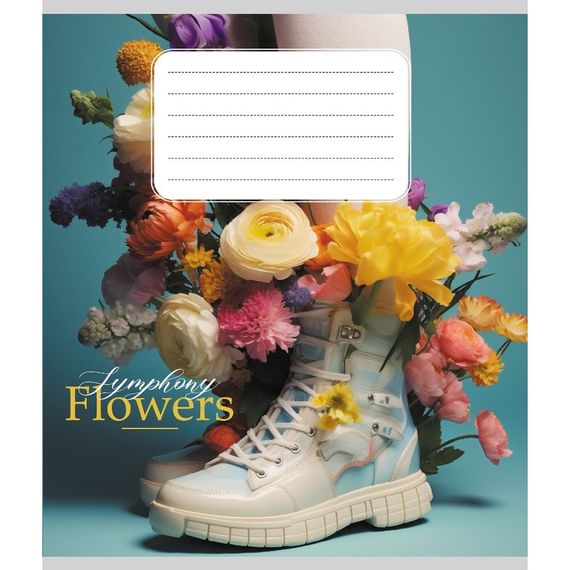 Зошит учнівський "Квілінг" 024-550375K-4 в клітинку, 24 аркуші