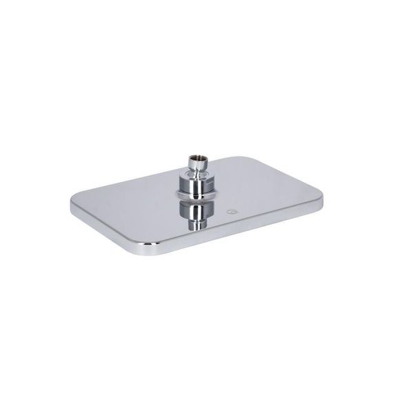 Лейка для верхнего душа Qtap Hlavova 260x180 мм прямоугольная QTHLA107CRM45784 Chrome/Black | Зображення 2