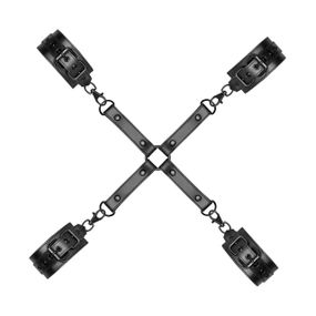 Хрестовина з наручниками та поножами Bedroom Fantasies: Hogtie with Hand and Ankle Cuffs sexstyle