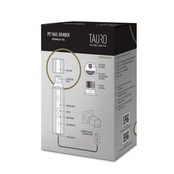 Когтерез беспроводной Tauro Pro Line pet nail grinder | Зображення 1