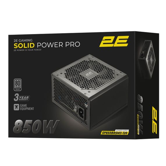 Блок питания 2E GAMING Solid Power Pro ATX3.1 GEN5.0 (850W) 2E-SP850BRSMII-120 | Зображення 4