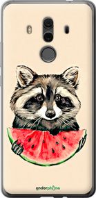 Чохол на Huawei Mate 10 Pro Єнотик з кавуном "4605t-1138-2448"