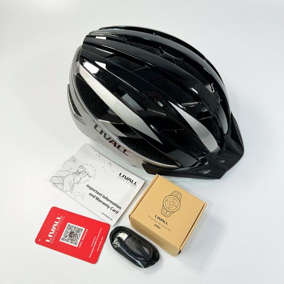 Захисний шолом Livall MT1 NEO (M) Black/Grey (54-58см) | Зображення 7