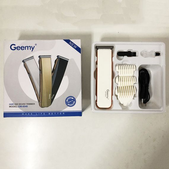 Тример бездротовий Gemei GM-6048 / Електромашинка для волосся / Машинка для стрижки KE-402 волосся бездротова | Зображення 7