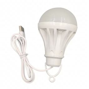 Світлодіодна USB лампа Luxel 063-USB 5Вт з гачком для кемпінгу дому та аварійного освітлення