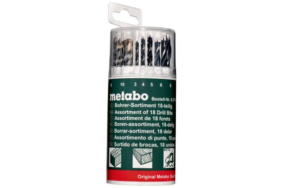 Набір свердл Metabo 18 ПРЕДМ. (627190000)
