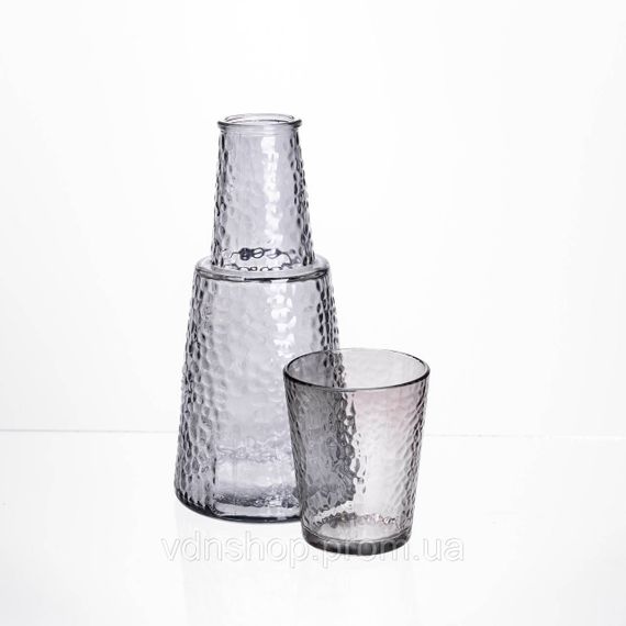 Кувшин 800 мл со стаканом 1 шт по 250 мл Прозорий HP-19-TH-1 | Зображення 2