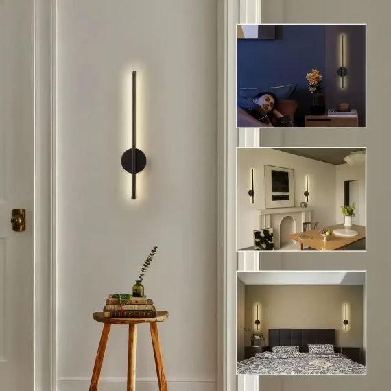 Світильник настінний 60 см Strip light HA-125 Чорний