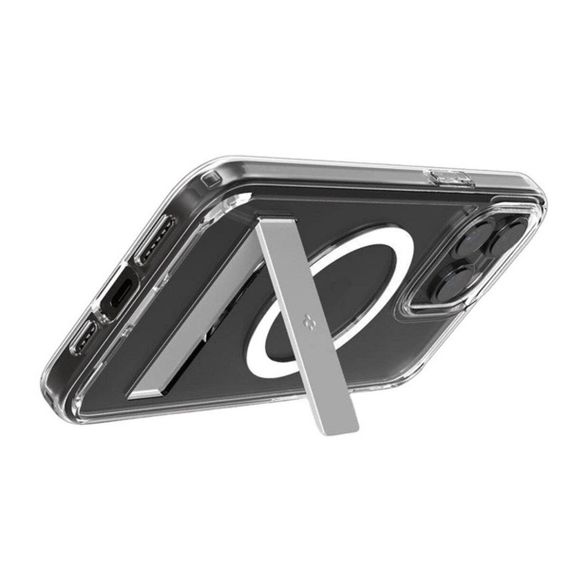 Чохол Spigen AAA Magnetic Clear Stand for Apple iPhone 16 Transparent | Зображення 6