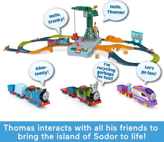Паровозик Томас и друзья Моторизованный говорящий поезд Уифф Thomas & Friends Motorized Train Talking Whiff | Зображення 9