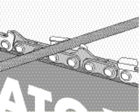 Направляющая напильник заточки цепей 4х250 мм YATO YT-85030 | Зображення 3