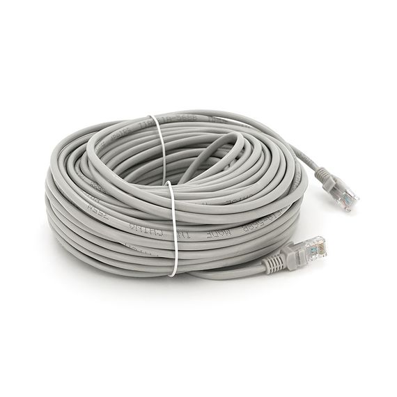 Патч-корд литий RITAR, CCA, UTP, RJ45, Cat.5e, 30m, сірий Q50 | Зображення 1