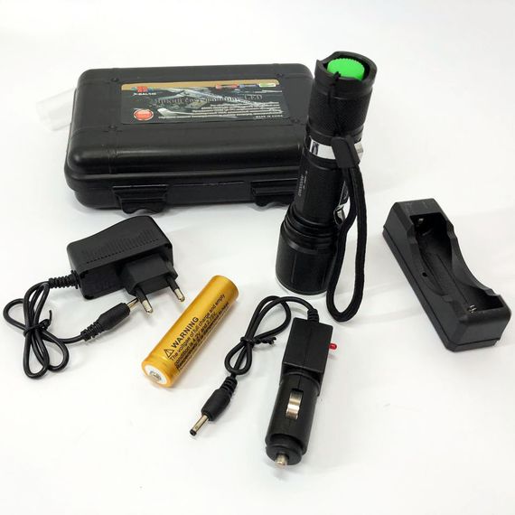 Надпотужний ліхтар лід Bailong, Світлодіодний ліхтар із зумом Ручний аварійний KE-76 | Зображення 5