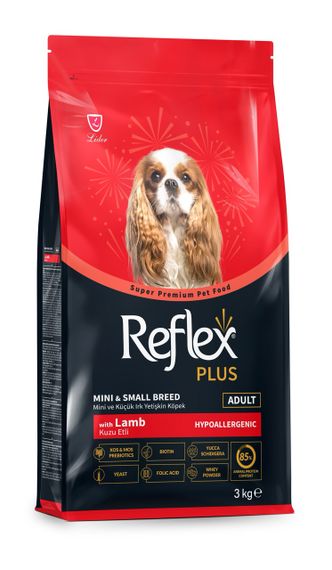 Сухий корм з ягнятком для собак малих порід Reflex Plus Dog Adult Mini & Small Breeds Lamb, 3 кг | Зображення 2