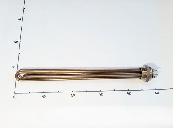 Блок ТЕНів 9000W з різьбленням 1,5" (Україна) | Зображення 2