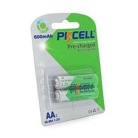 Аккумулятор PKCELL 1.2V AA 600mAh NiMH Already Charged, 2 штуки в блистере цена за блистер, Q12