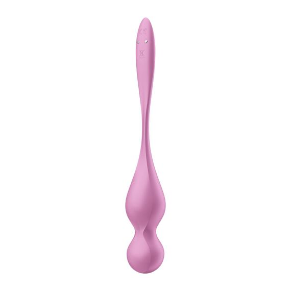 Вагінальні смарт-кульки з вібрацією Satisfyer Love Birds 1 Connect App Pink, 78 г | Зображення 3