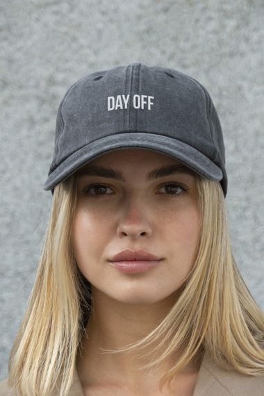 Кепка бейсболка Vintage Without з принтом DayOff Black | Зображення 7