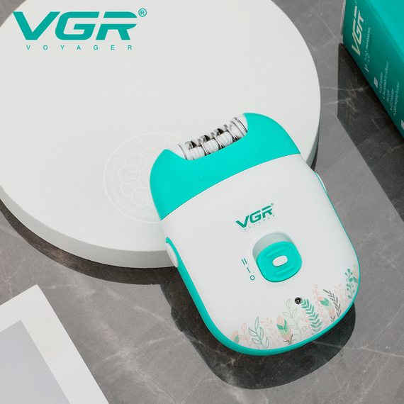 Епілятор жіночий акумуляторний з підсвічуванням VGR V-726 | Зображення 2