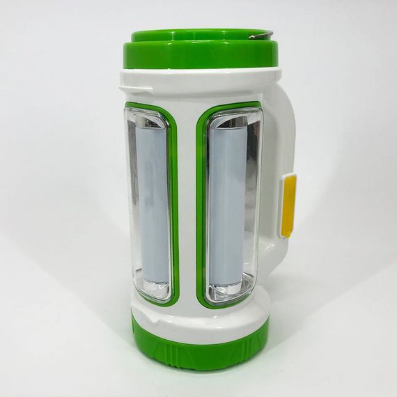 Ліхтар кемпінговий із сонячною панеллю 5158-LED-COB power bank, переносний ліхтар. Колір: зелений | Зображення 6