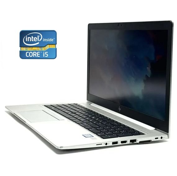 Ультрабук Б-класс HP EliteBook 850 G5 / 15.6" (1920x1080) IPS / Intel Core i5-7300U (2 (4) ядер по 2.6 - 3.5 GHz) / 8 GB DDR4 / 256 GB SSD / Intel HD Graphics 620 / WebCam / Win 10 Pro б/у