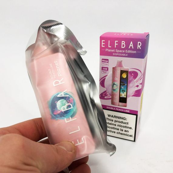 ELF BAR Planet 25000. Персик Лайм (Double Peach Lime) | Зображення 4