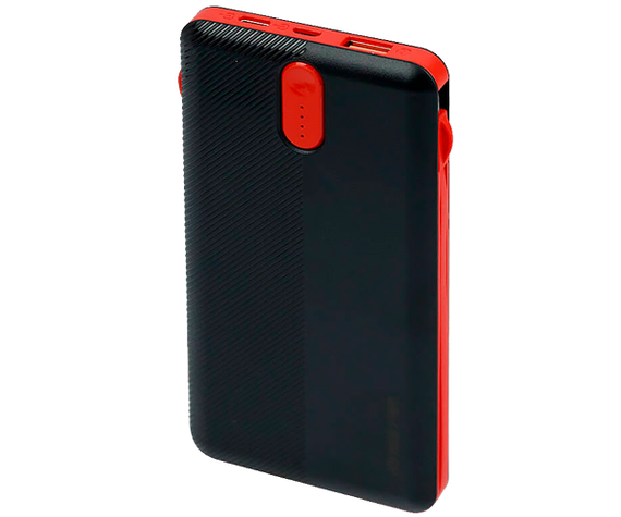 Повербанк Power Bank Sword SW-20PO3 20000 mAh Micro USB / Lightning / Type-C чорно-червоний (24409-SW20PO3_1091) | Зображення 3