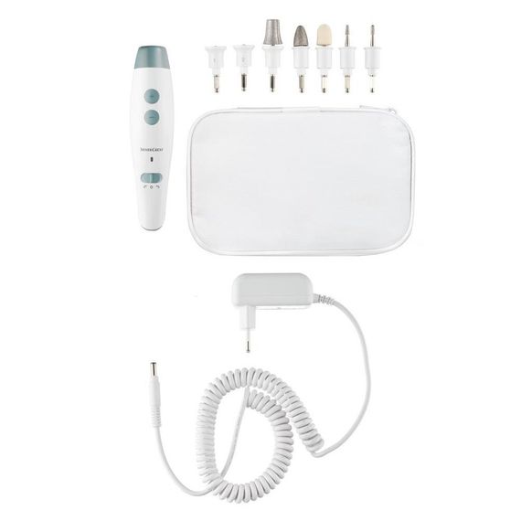 Фрезер для маникюра и педикюра Silver Crest SMPS 7 E1, 7 насадок, 4600 об/мин, сетевой, мятный | Зображення 1