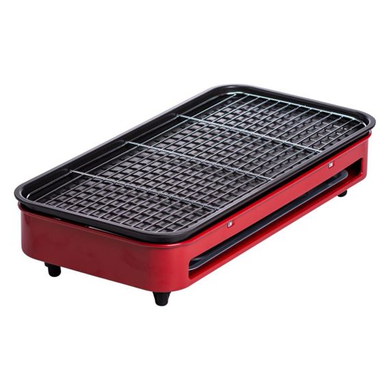Електричний гриль настільний червоний 1500 Вт Sokany SK-6112 | Зображення 2