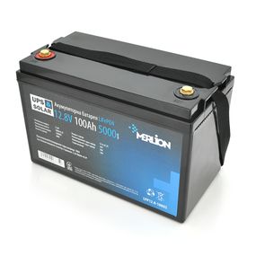 Літій-залізо-фосфатний акумулятор Merlion LiFePO4 12.8V 100AH,(330x173x220), 3000 циклів