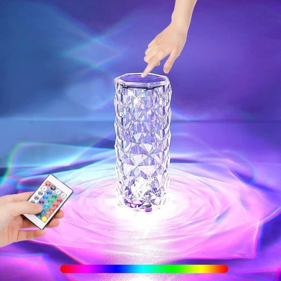 Настільна лампа ХІП Люстровий кришталевий куб Crystal Rose XPRO 25001 рожевий (42788-Crystal Rose_158) | Зображення 2