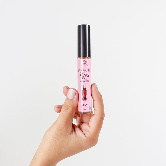 Блиск для губ з ефектом вібрації - Secret Play Coke Lip Gloss Vibrant Kiss Sex Aura | Зображення 3