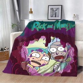 Плед 3D Rick and Morty 10652 160х200 см